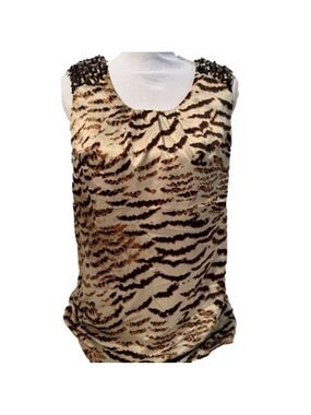 Dash Top Tank Top Size XXS.
Animal Print Beige Brown Black Top Tank Women
NWT